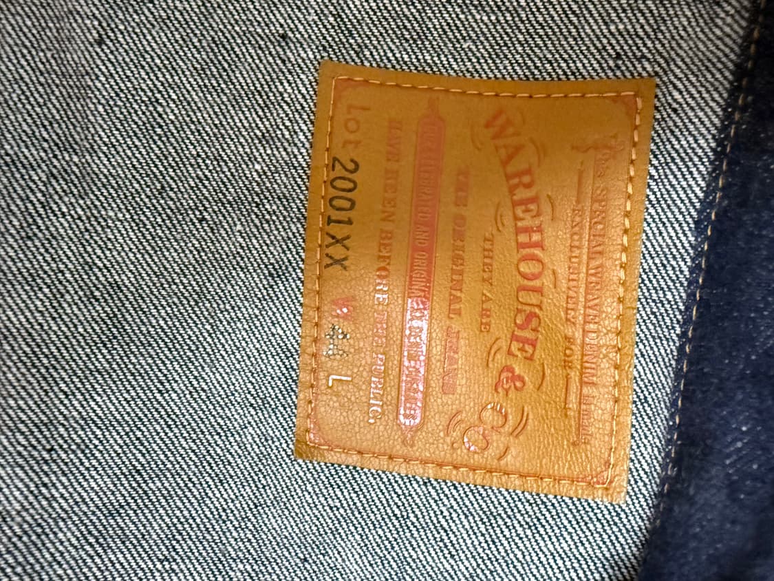 웨어하우스 lot 2001xx non wash 44사이즈 판매합니다 상품이미지4