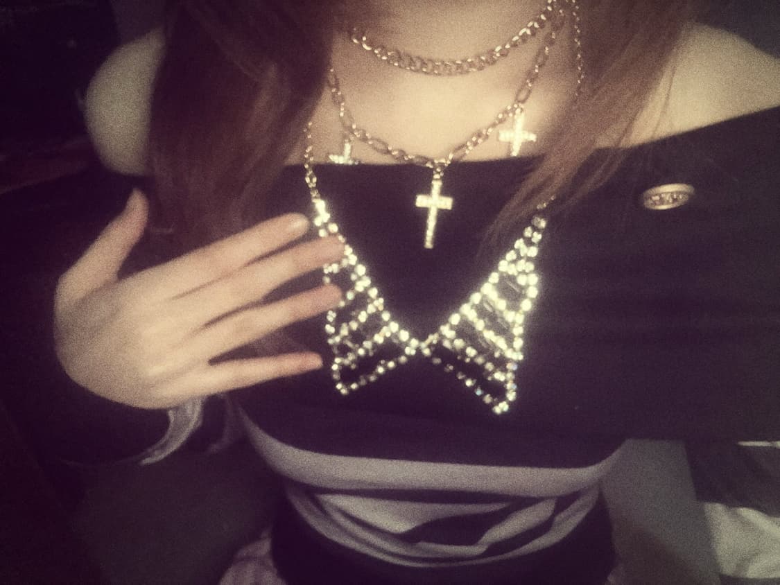 Double-Layer Cross Choker 상품이미지2