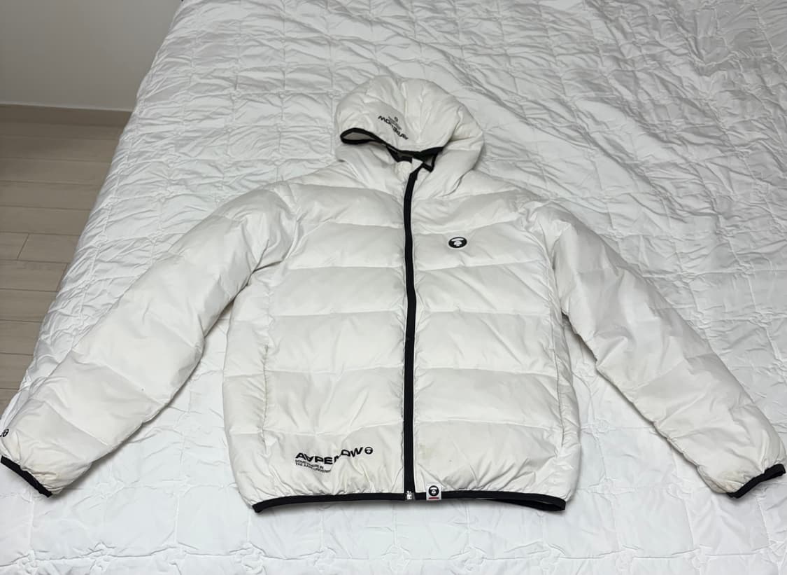 AAPE 패딩 아이보리 M 상품이미지2