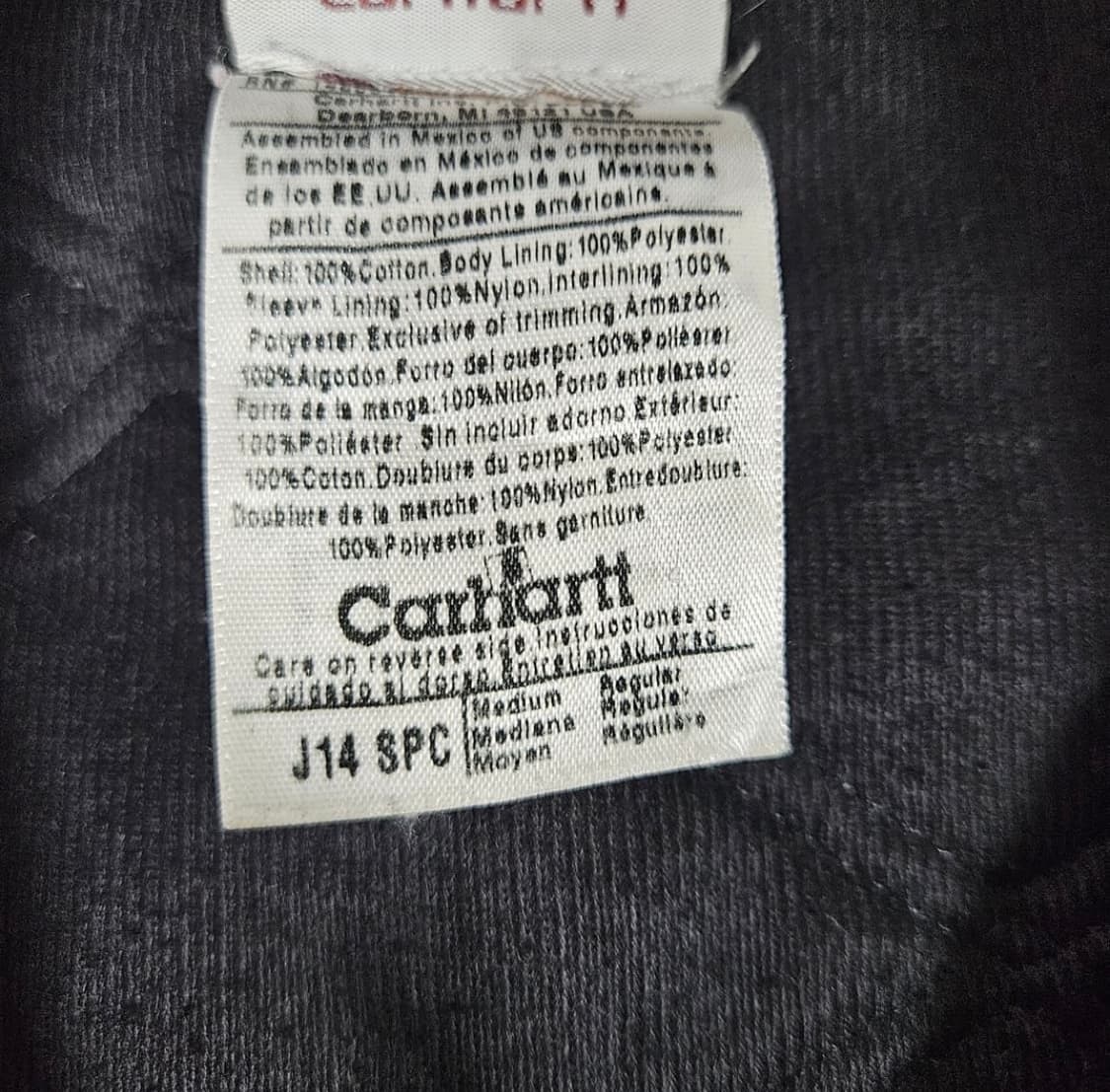 90s 칼하트 희귀컬러 다크그린 산타페 자켓 상품이미지4