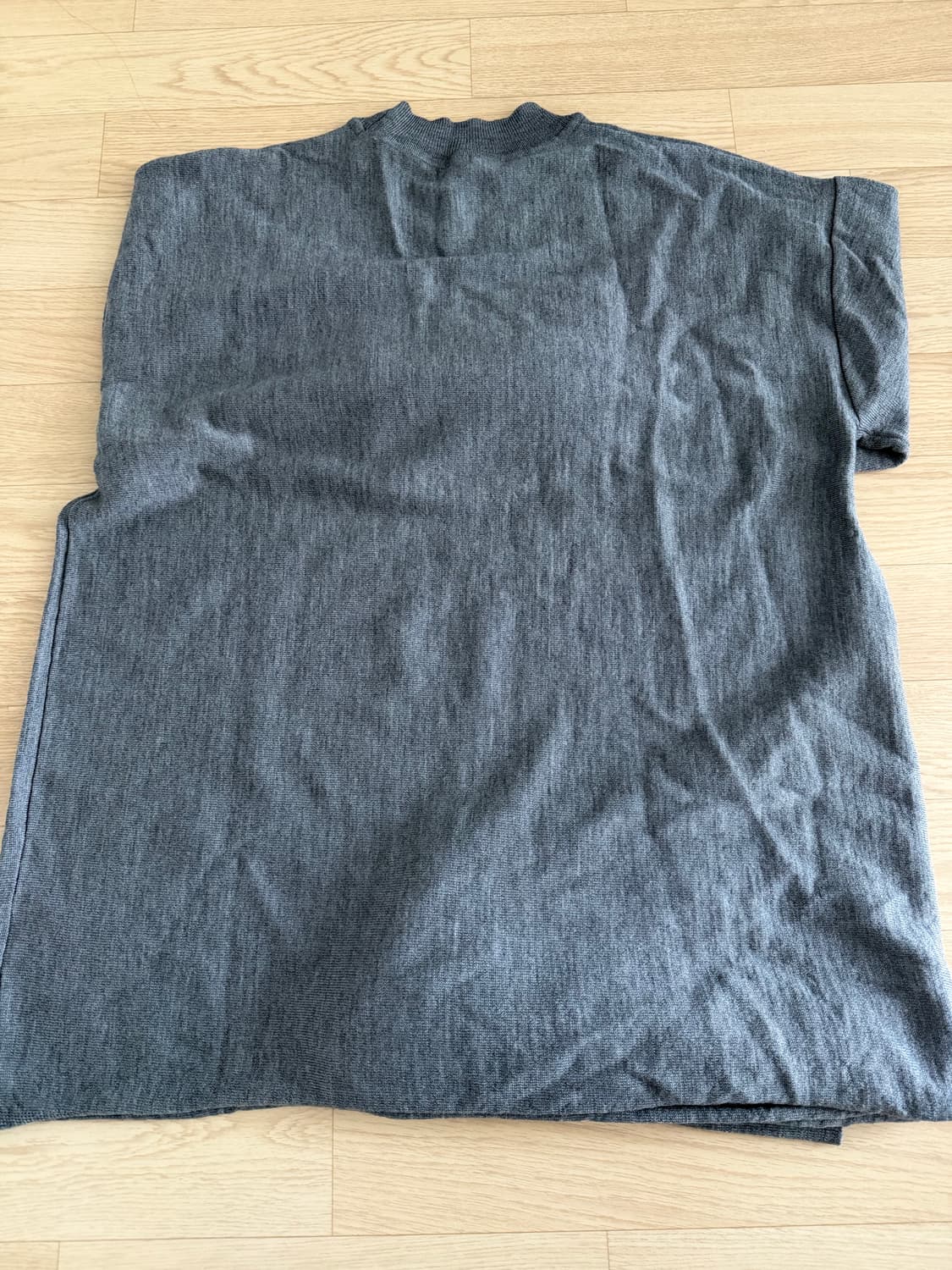 리포스-Side Wrap Knit (Grey) 상품이미지6