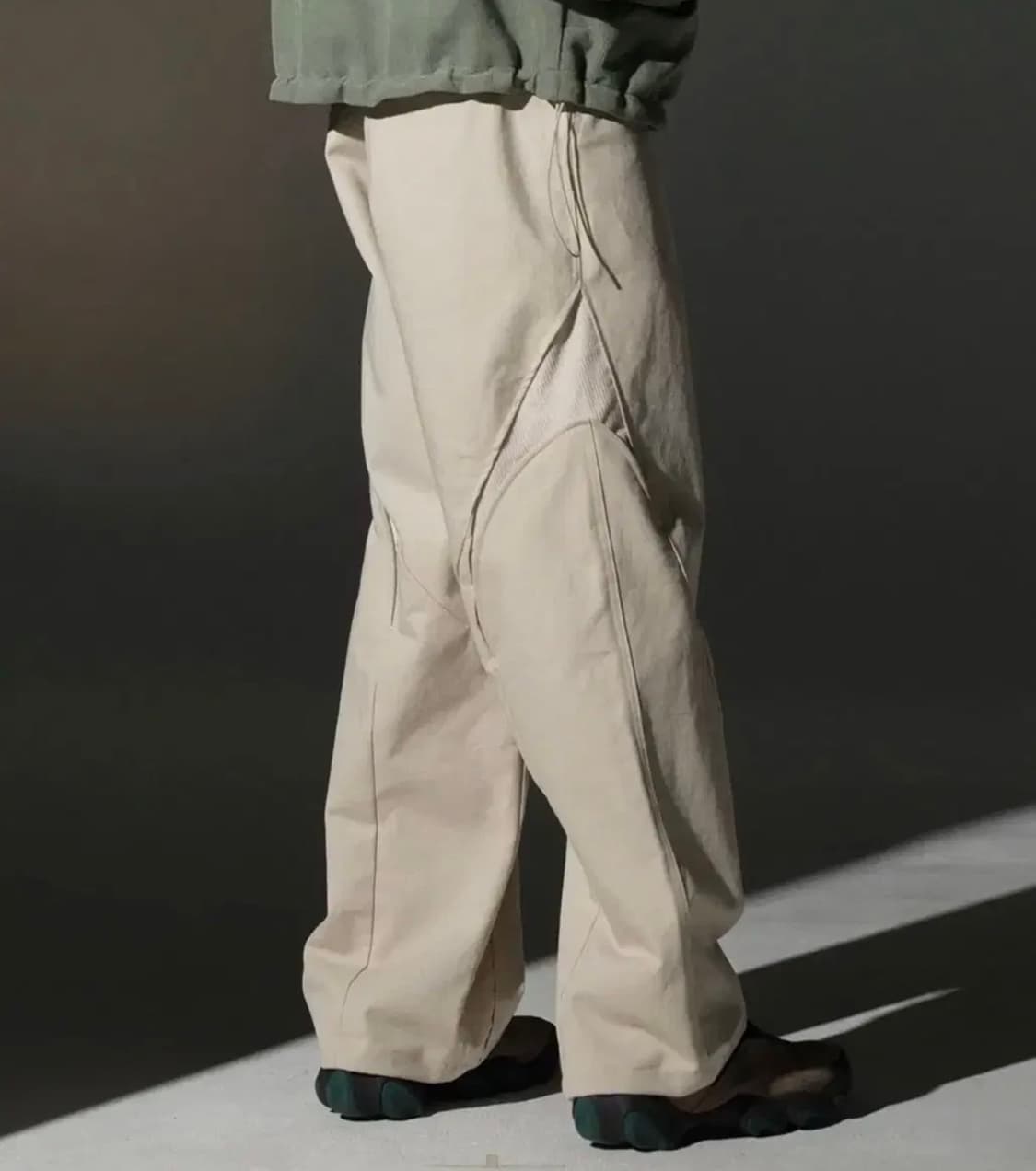 Grailz 그레일즈 아이보리 하이브리드 코듀로이 와이드 3사이즈 상품이미지1