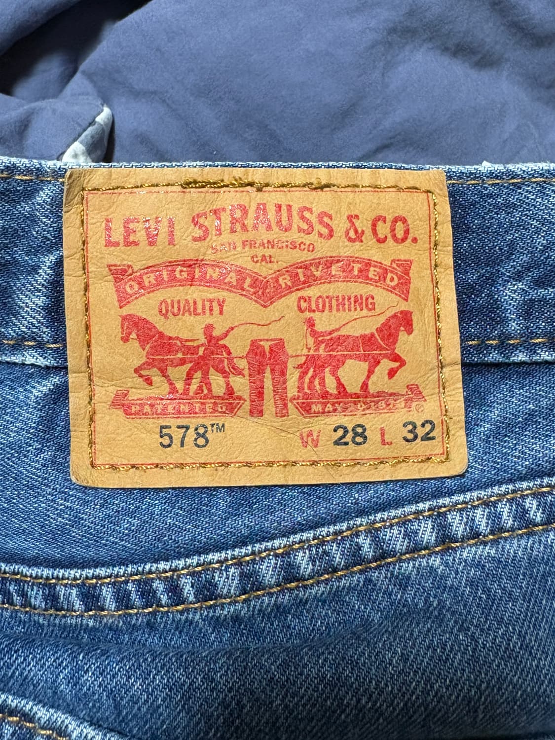 리바이스 578 W28 L32 상품이미지3