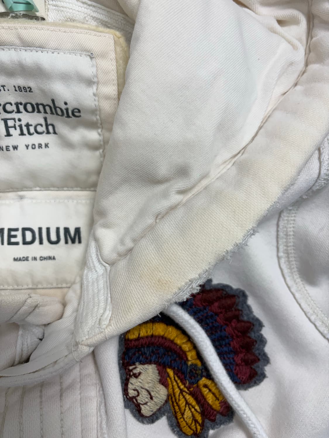 아베크롬비 후드티 아이보리 상품이미지9