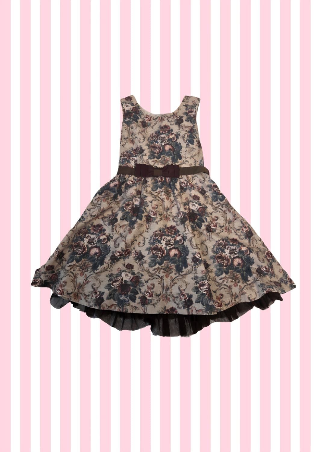 레스트로즈 고딕 갸루 모리걸 장미 원피스 상품이미지1