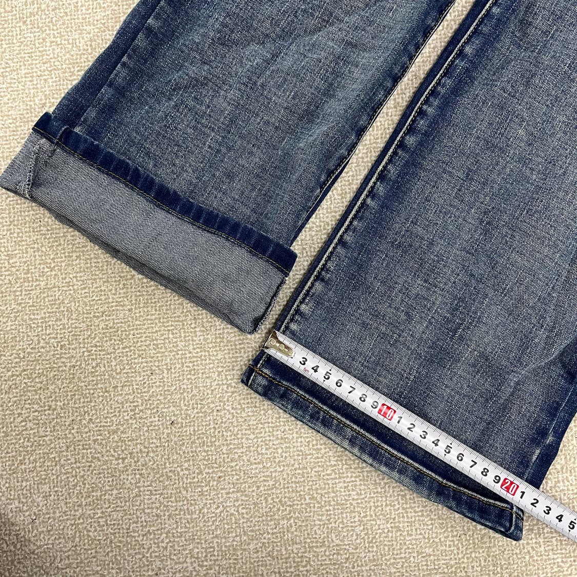 [27] 빈폴 가죽패치 워싱 데님 청바지 0115M1 상품이미지7