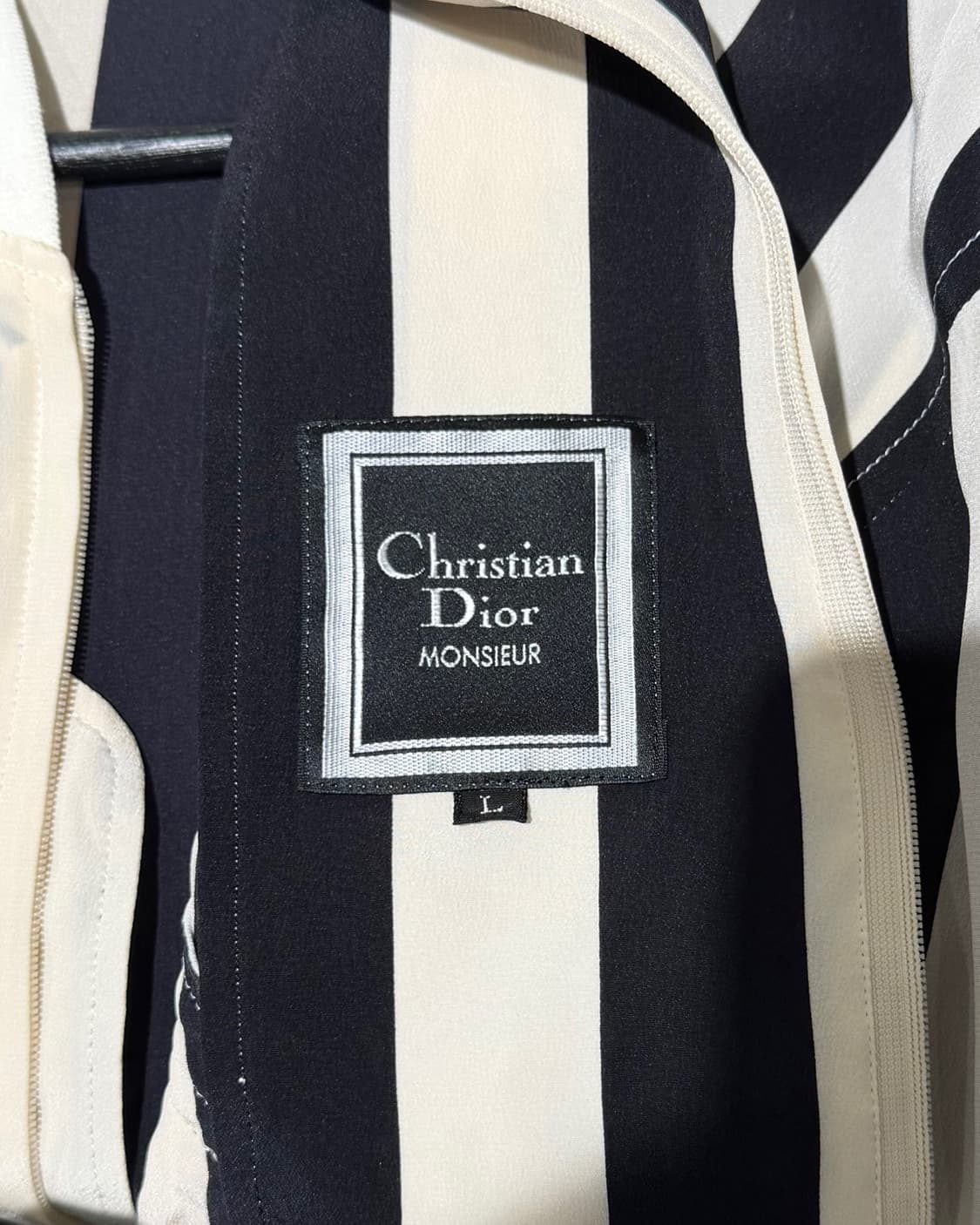크리스찬 디올 몬슈어 스트라이프 새틴 블루종 자켓 상품이미지7