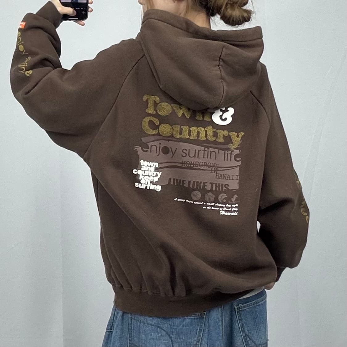 T&C surf 스펠아웃 후드티 상품이미지5