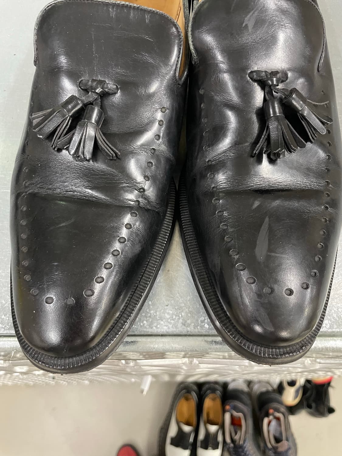 구찌 레더 태슬 로퍼 42.5 상품이미지7