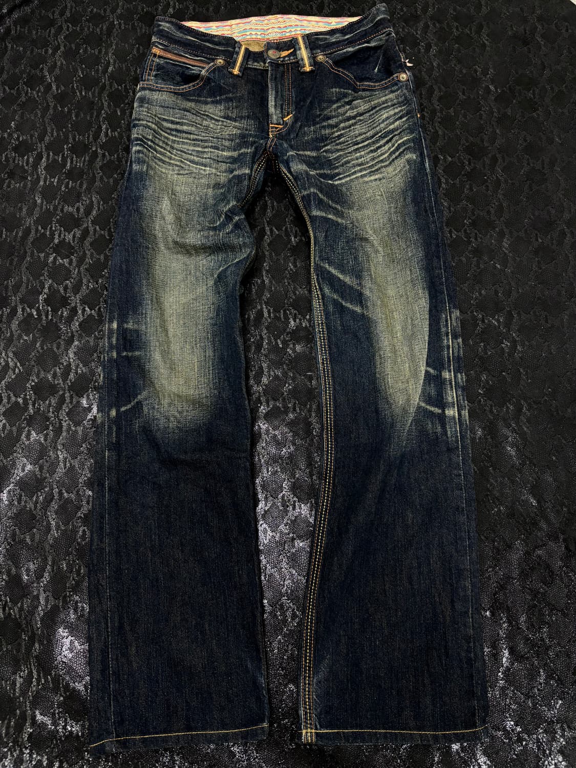 “EDWIN” Western Detail Crack Washed Pant 상품이미지4