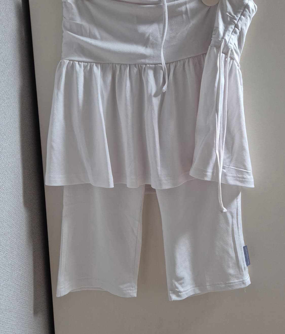 지초이 24-003 셔링 스커트, 카프리 팬츠 상품이미지2