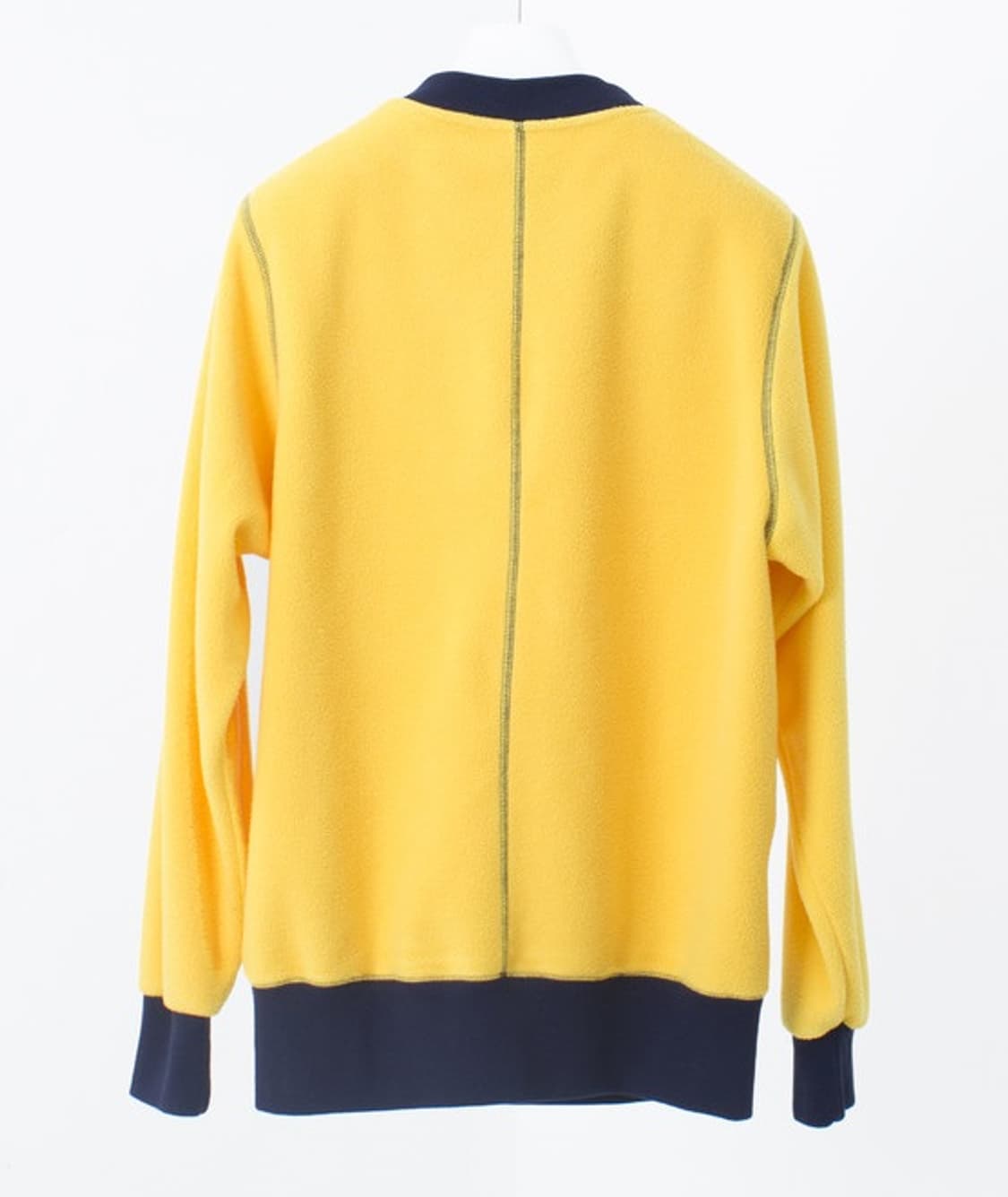 도큐먼트 라운드넥 폴라플리스 저지 옐로우 상품이미지2