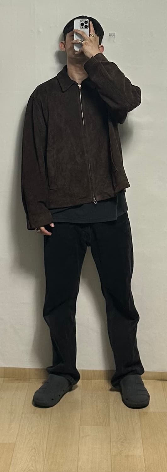 로드존그레이 스웨이드 드리즐러 자켓 상품이미지5