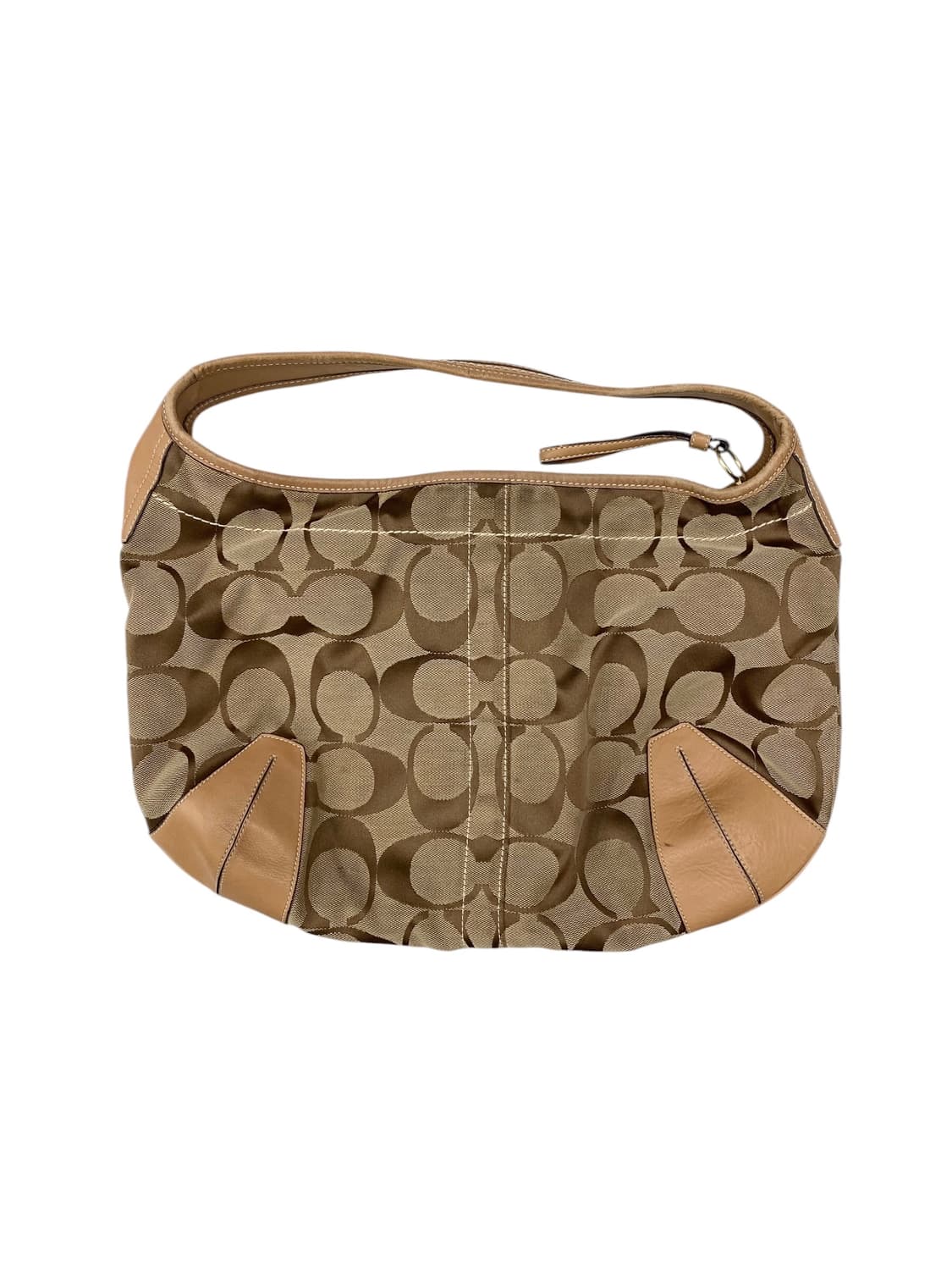 코치 y2k 베이지 버클 호보백 상품이미지2