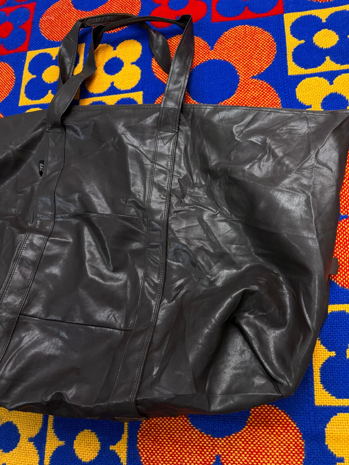 빈티지 레더 보스턴 백 상품이미지7