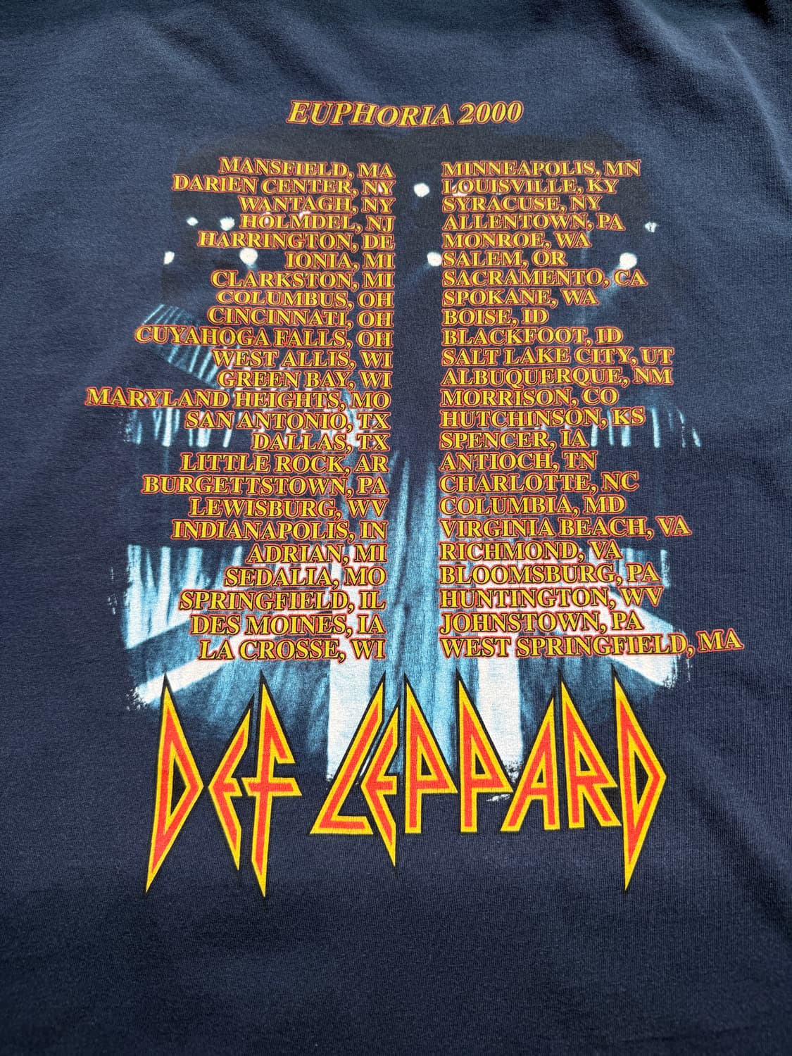 데프레파드 2000s 빈티지 투어 티셔츠 상품이미지4