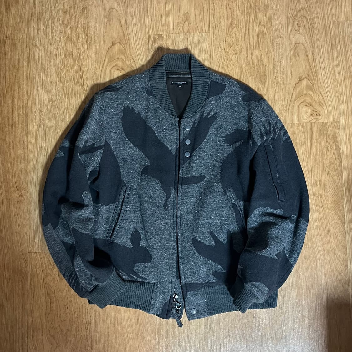 엔지니어드가먼츠 울리치 울 애니멀패턴 에비에이터 자켓 / ma-1 마원 상품이미지1