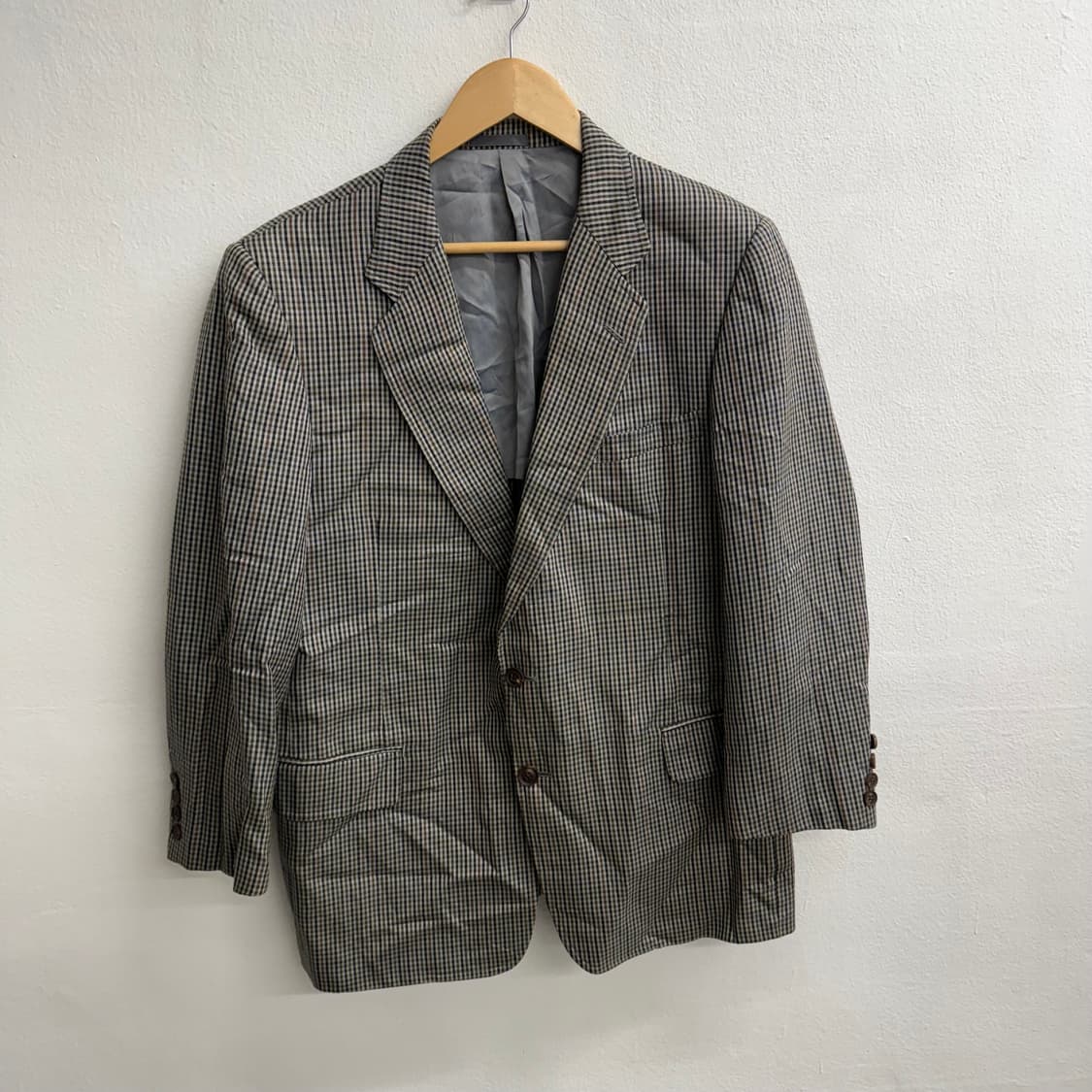 Vintage Burberrys 버버리 글렌체크 블레이저 m 상품이미지1