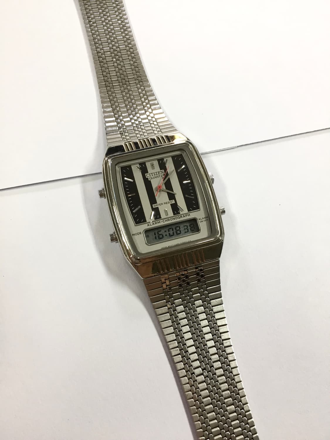 80s citizen stripe ana-digi quartz 상품이미지5