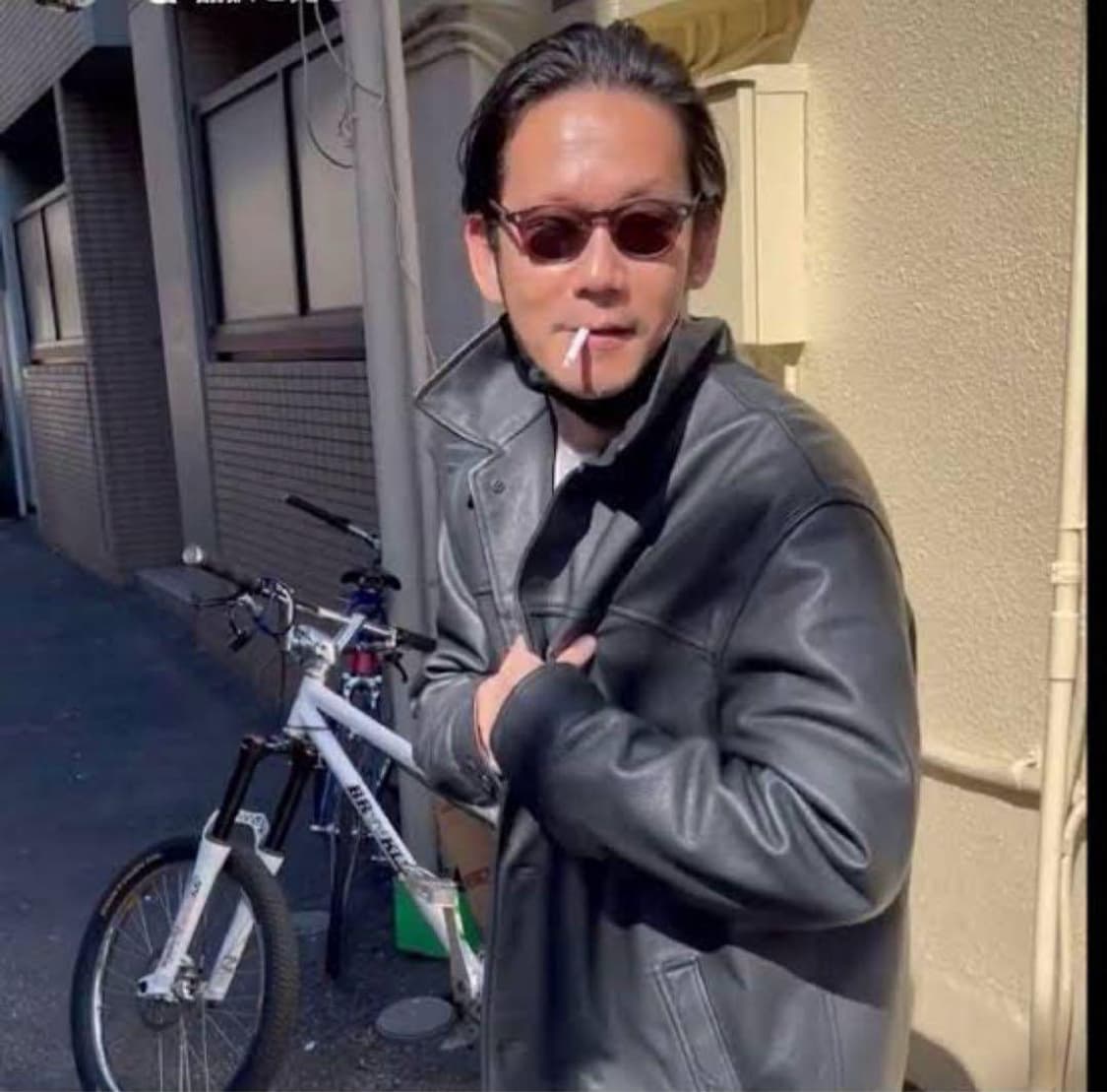 올드갭 레더 카코트 S 상품이미지1