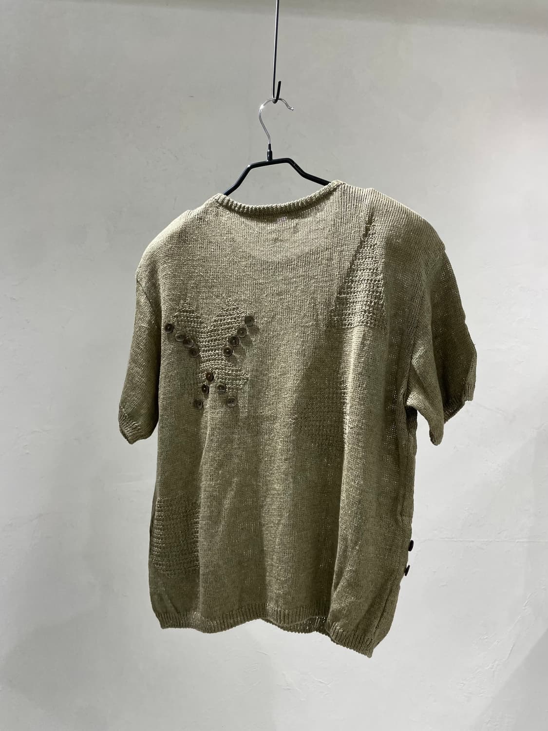 JPN 실크/리넨 하프 니트 상품이미지3