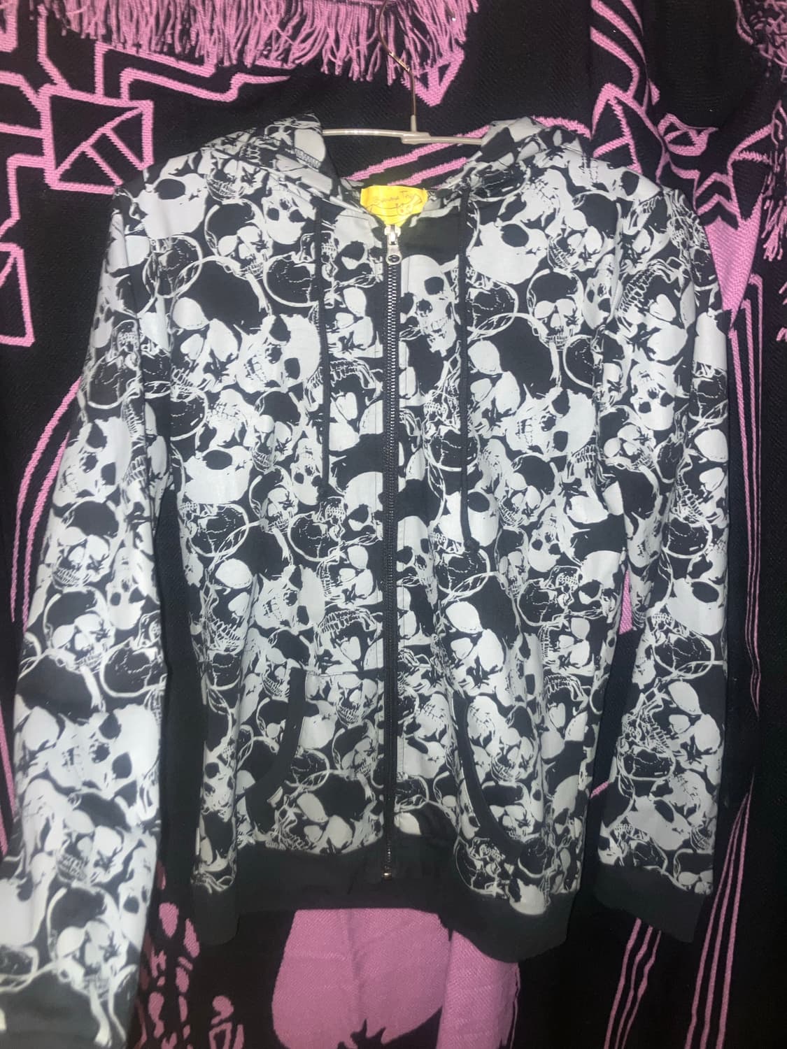 060 2NE1 skull punk hood  상품이미지1