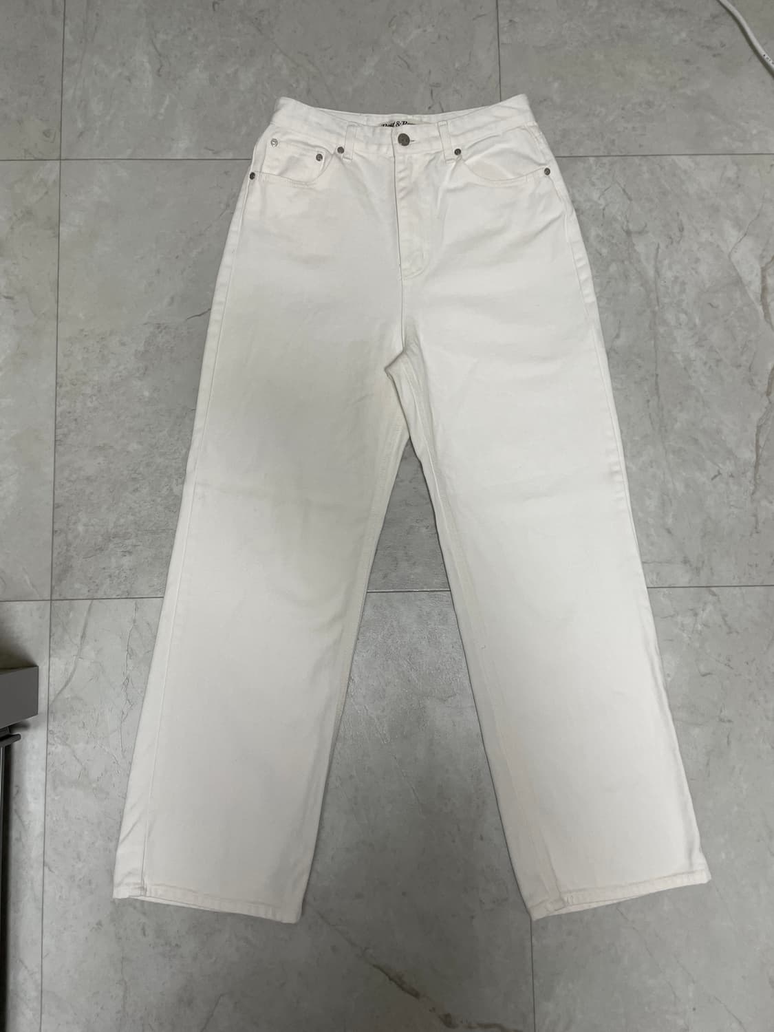 레스트앤레크레이션 RR WIDE JEANS S사이즈 상품이미지3