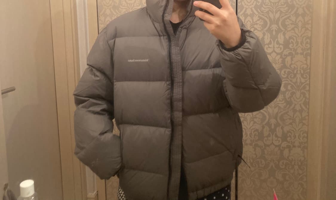 디스이즈네버댓 패딩 / dark sage / xs / 새상품 상품이미지3