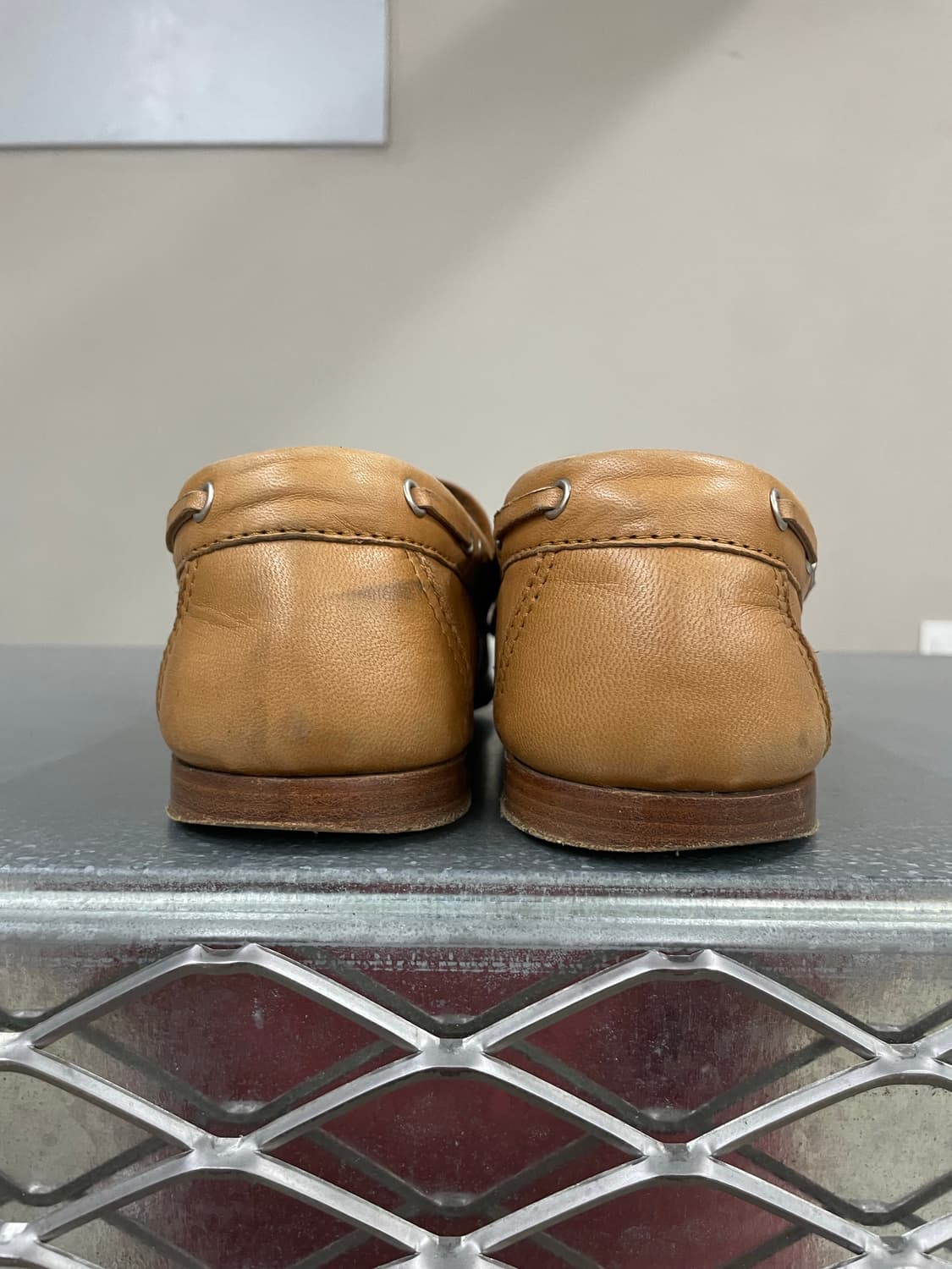 아테스토니 레더 로퍼 브라운 상품이미지3