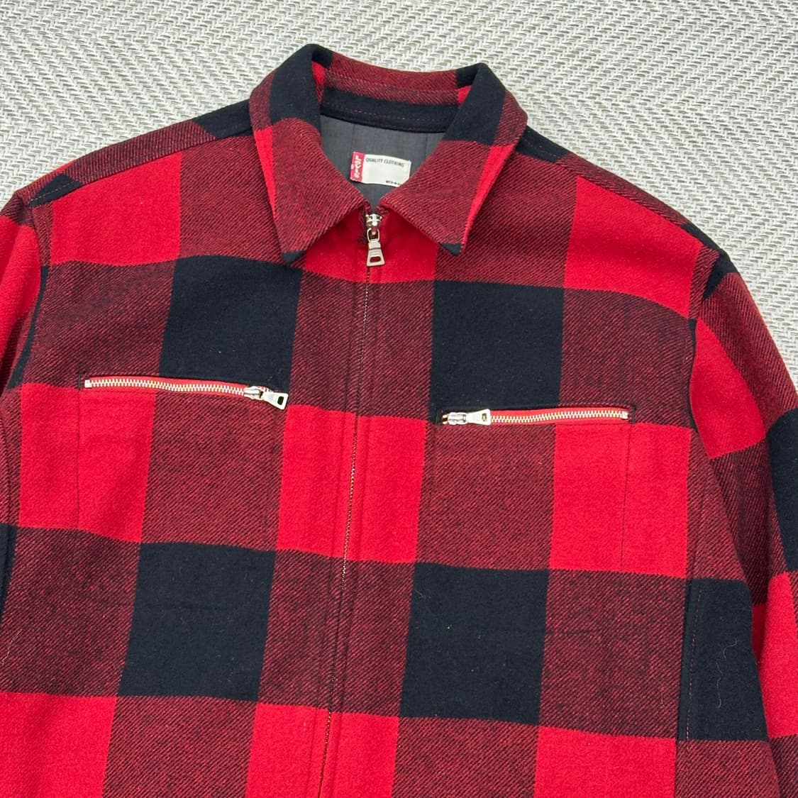 리바이스 지퍼포인트 체크자켓 r2941 상품이미지4