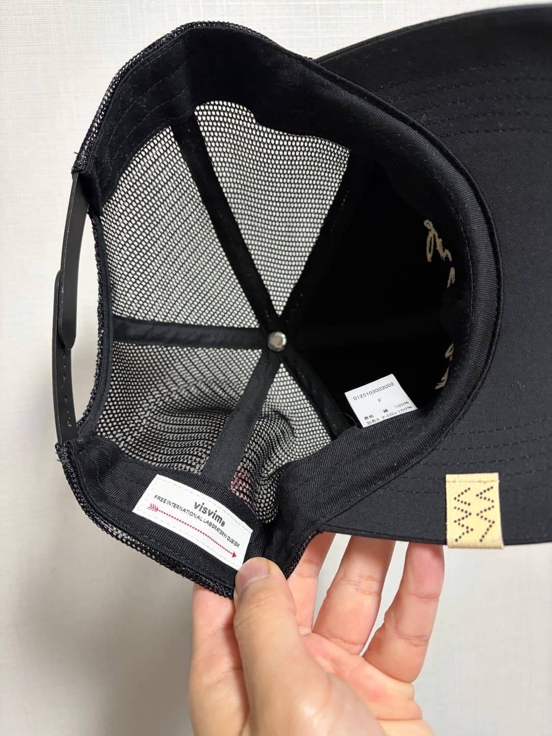 비즈빔 25SS 굿이어2 메쉬캡 블랙 F 상품이미지5