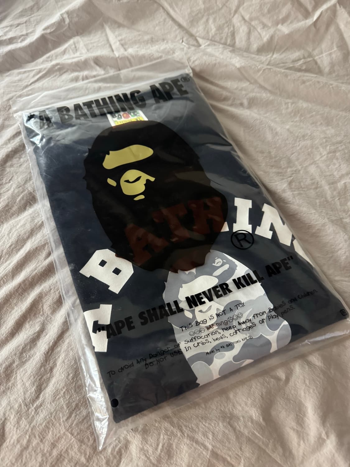 [XL] 베이프 하라주쿠 스토어 티셔츠 블랙 상품이미지1