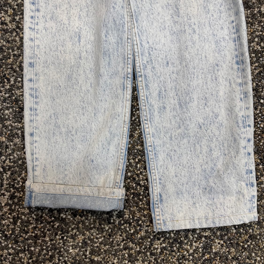 90s 리바이스 501 블리치 워싱 데님 made in USA (32) 상품이미지3