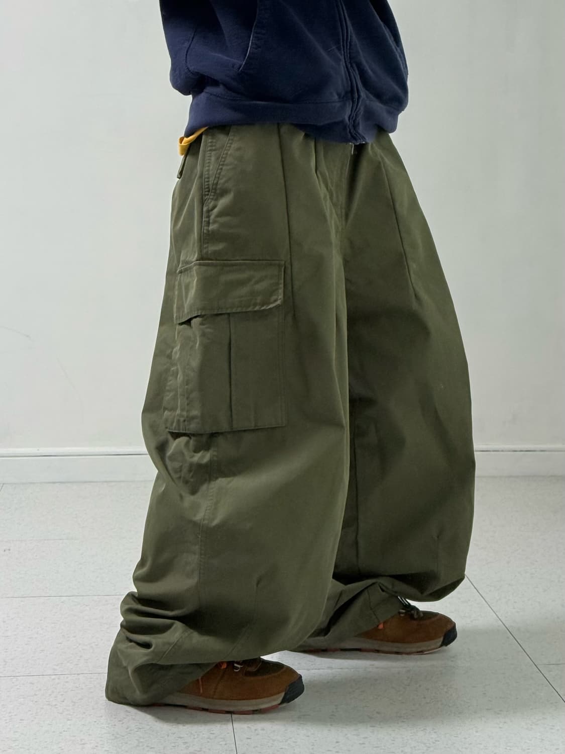 빅유니온 카키 카고팬츠 상품이미지2
