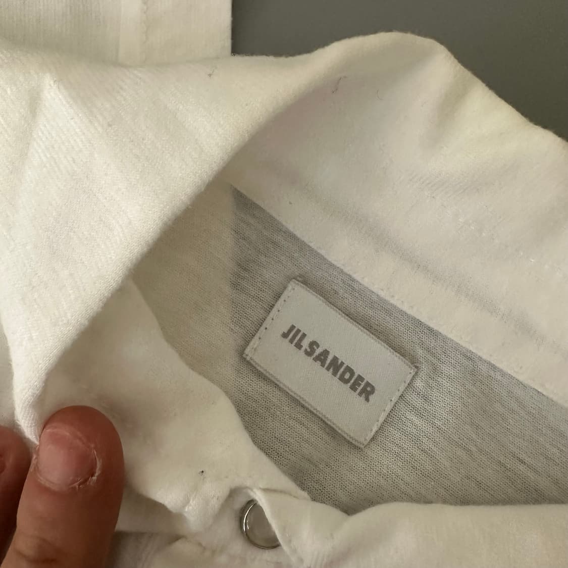 질샌더 jil sander 카라 반팔 티셔츠 상품이미지6