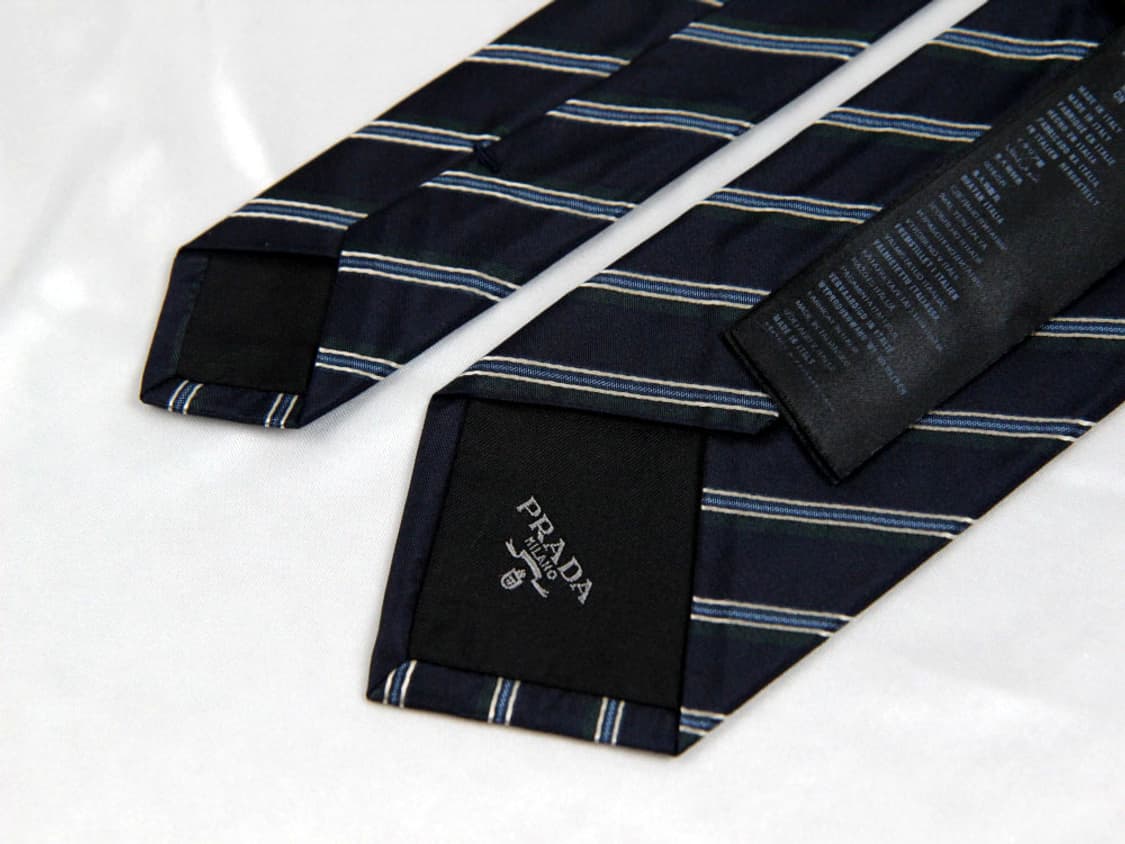 프라다 7cm 미사용 S등급 슬림 남자 명품 넥타이 상품이미지6