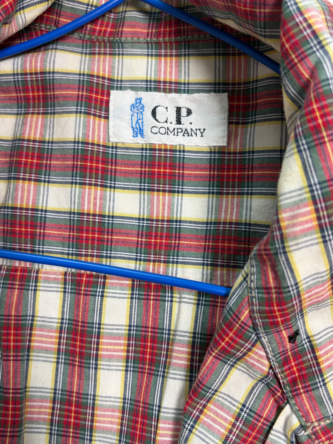 90s C.P company Japan check shirts 상품이미지6