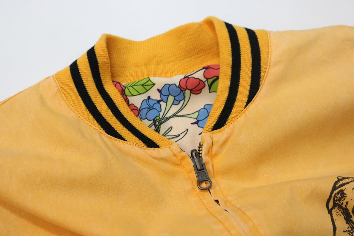 로데오크라운즈 리버시블 옐로우 워싱 불독 바시티 자켓 (2) 상품이미지6