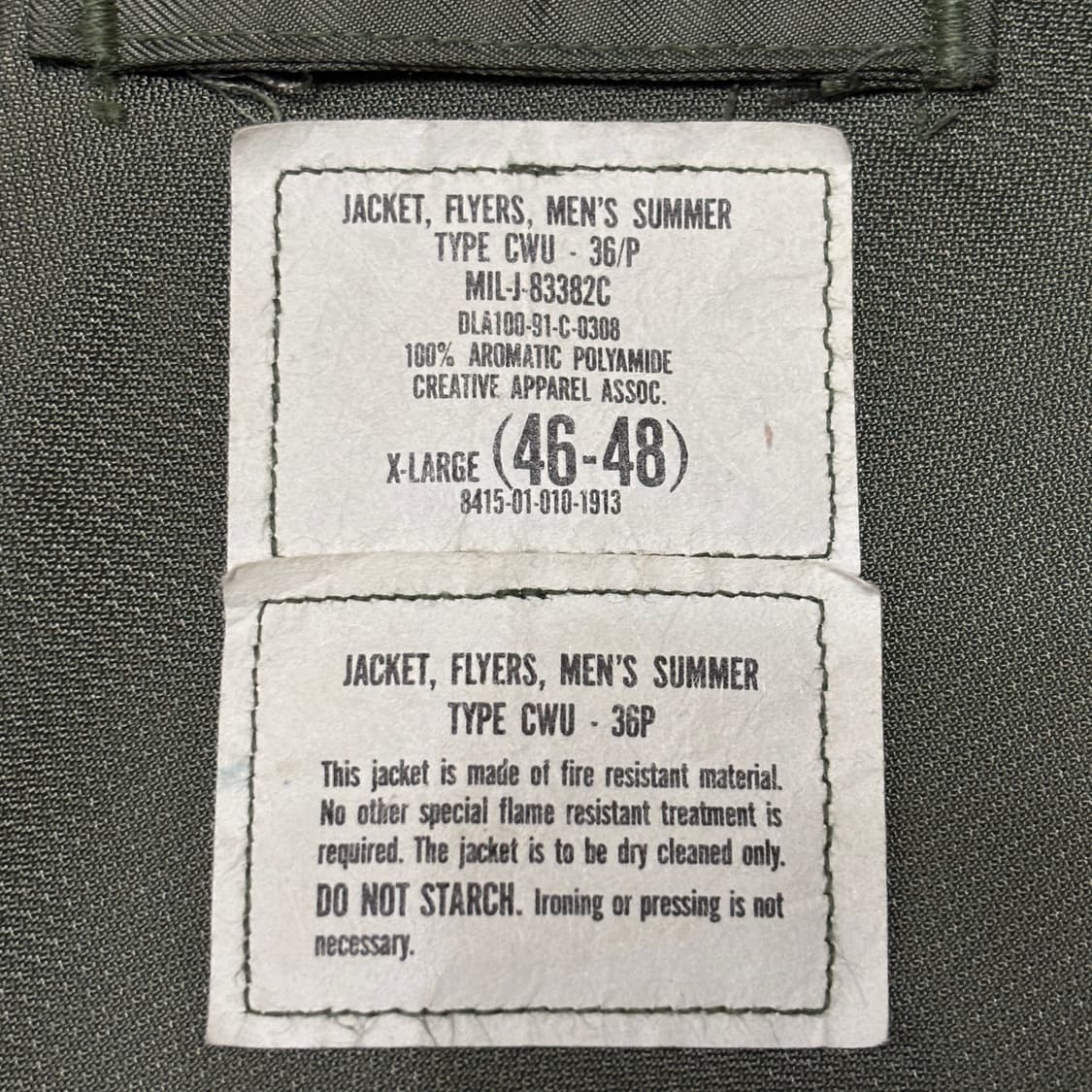 90s 오리지널 CWU-36P 자켓 상품이미지4