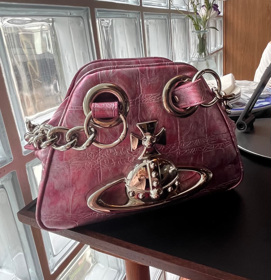 비비안웨스트우드 야스민 아카이브 orb 핑크 야스민 백 상품이미지7