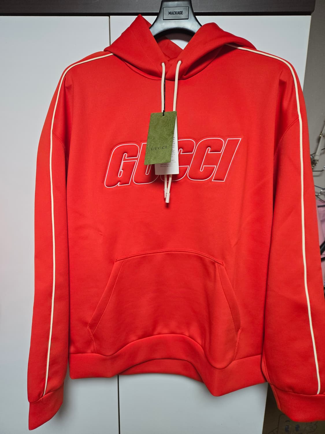 구찌 신상 후드 택 달린 새상품 100사이즈 상품이미지1