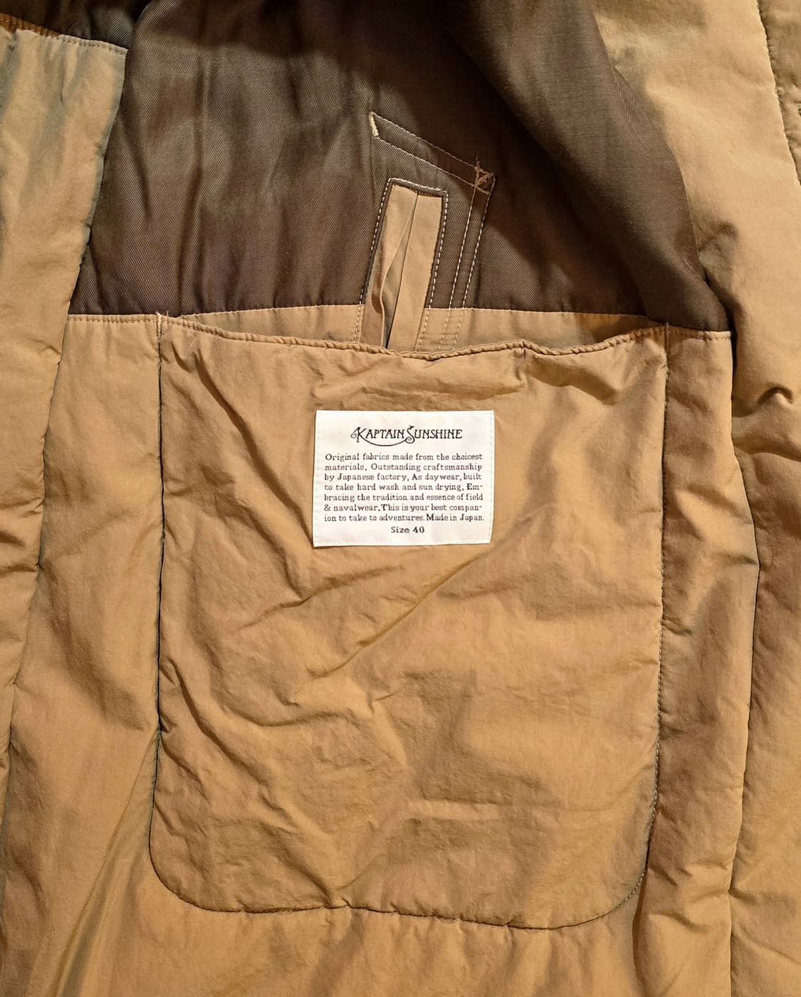 캡틴선샤인 Padded Traveller Coat (트래블러 코트) 상품이미지8