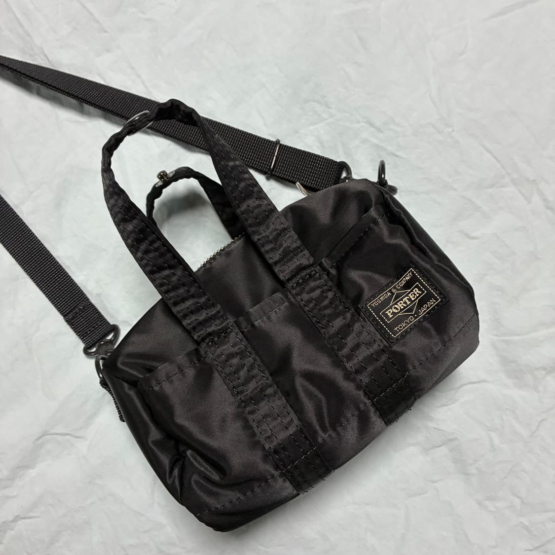 포터 보스턴백 미니 블랙 상품이미지1