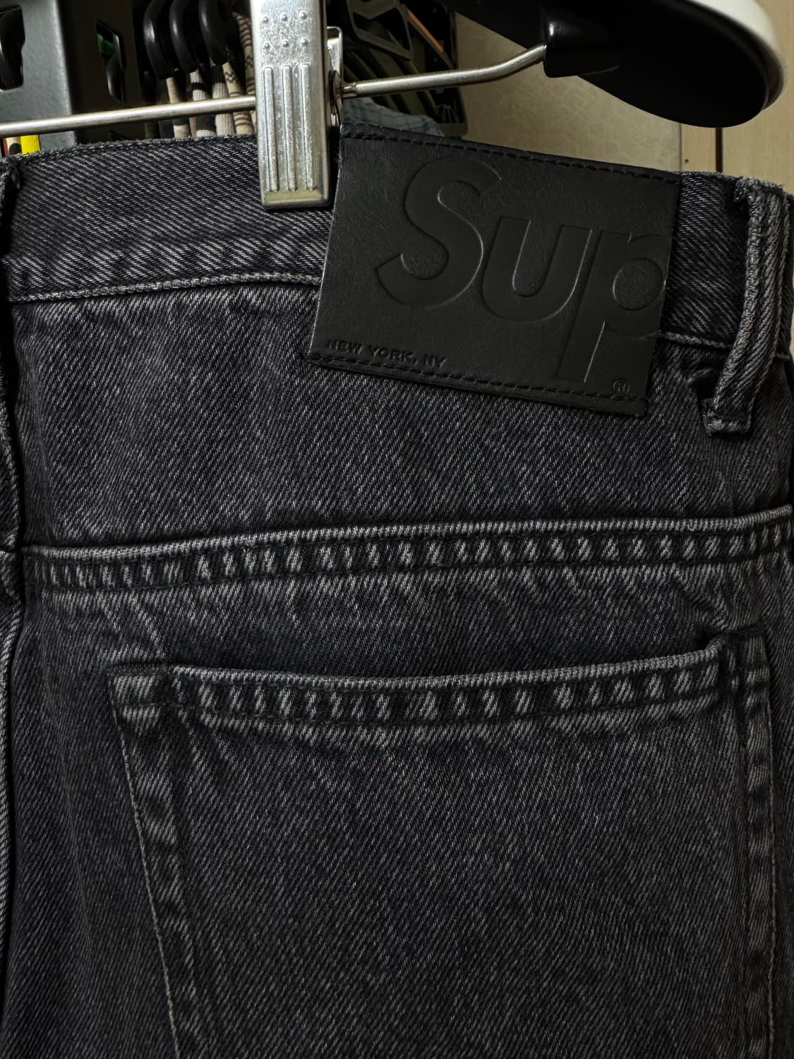 [S/M] 23FW 슈프림 x 블레스 스웻팬츠 조깅 진 블랙 상품이미지8