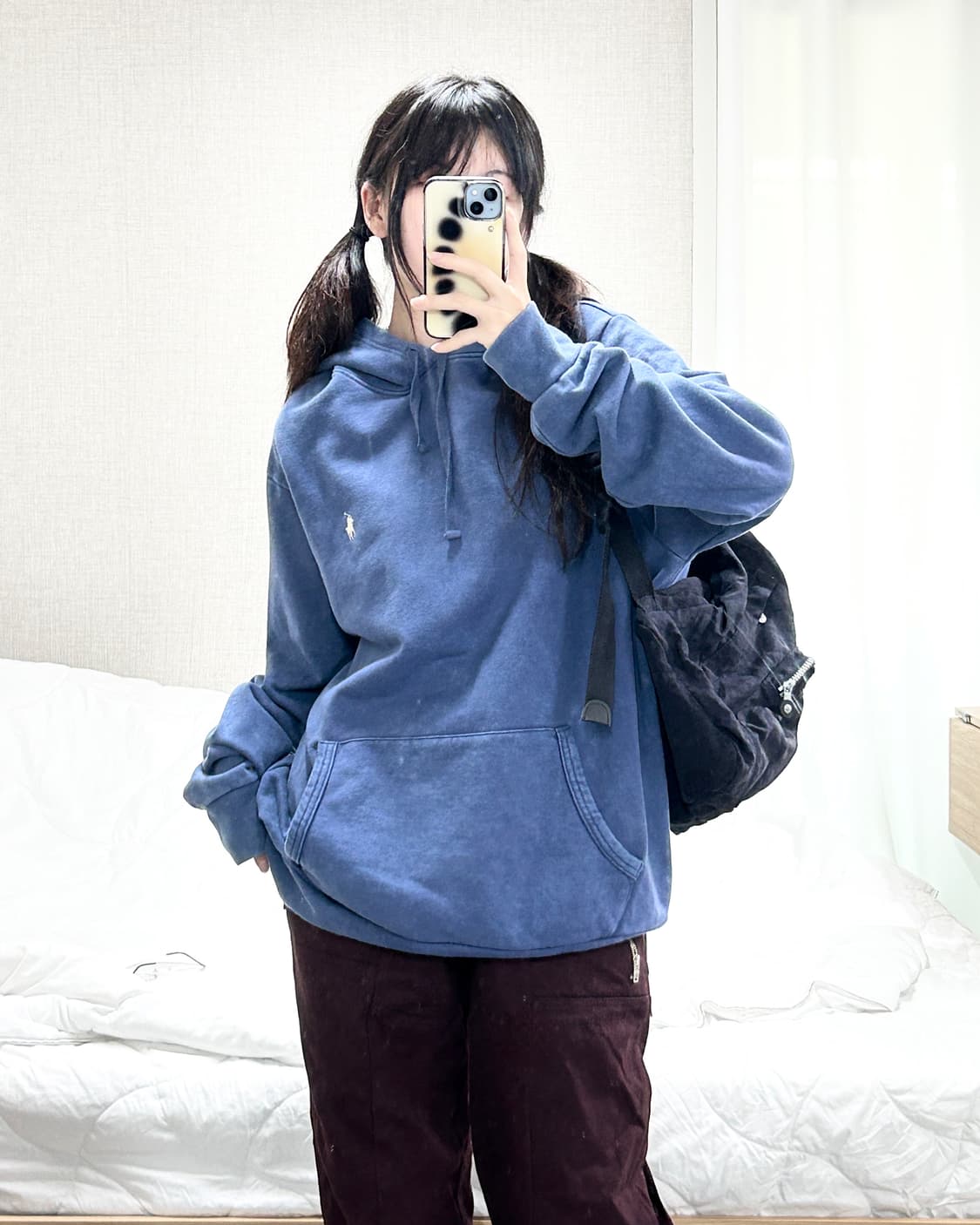 폴로 신형 블루 워싱 후드 상품이미지4