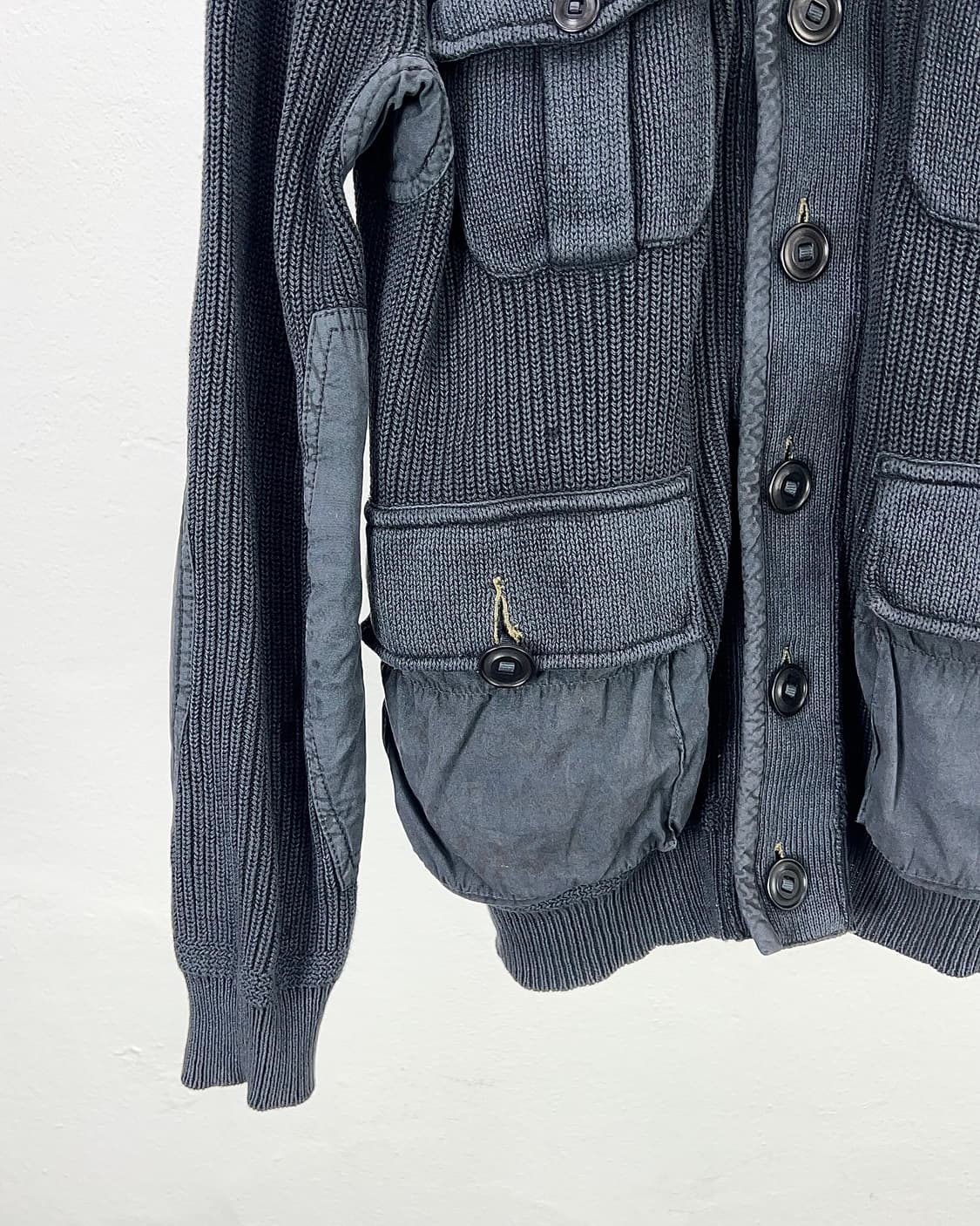 폴로 랄프로렌 숄 카라 텍스처 코튼 보머 자켓 상품이미지4