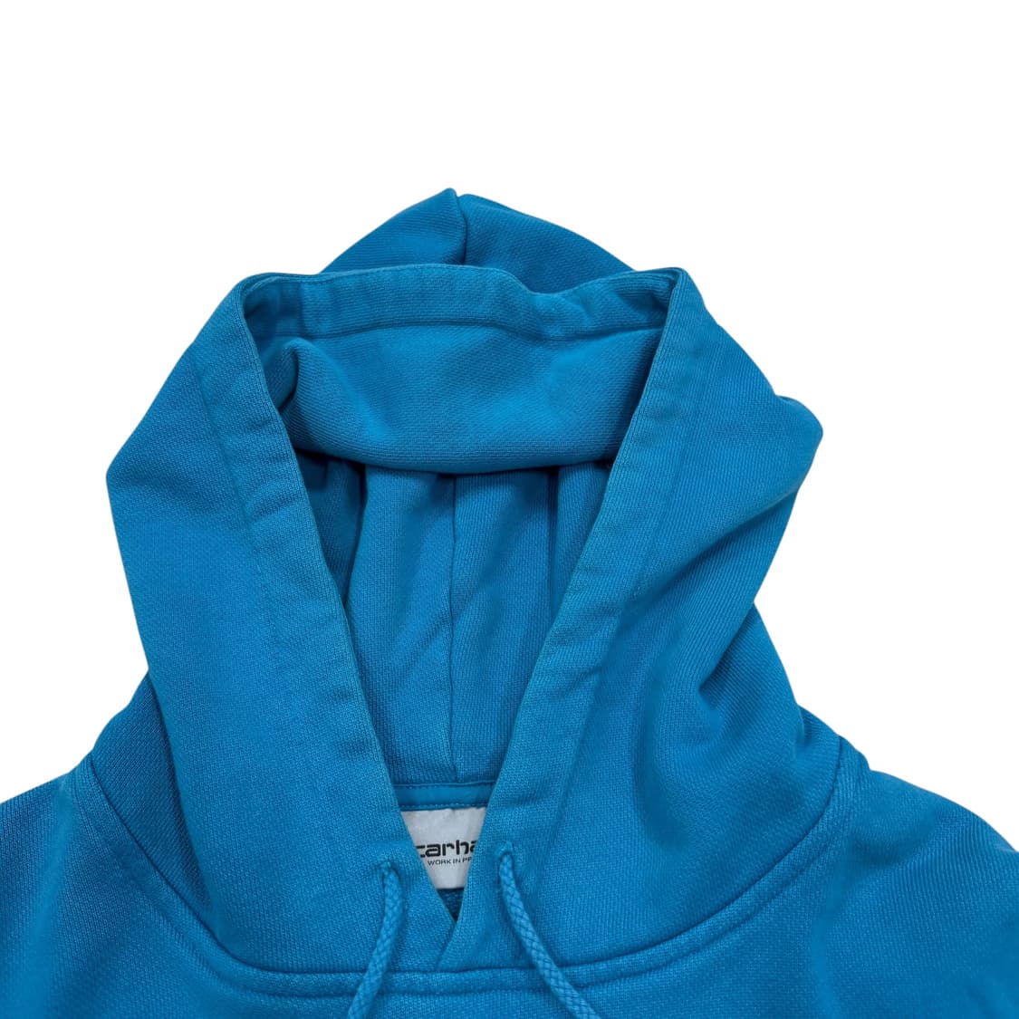 칼하트 WIP 스펠로고 후드티 블루 XL 상품이미지3