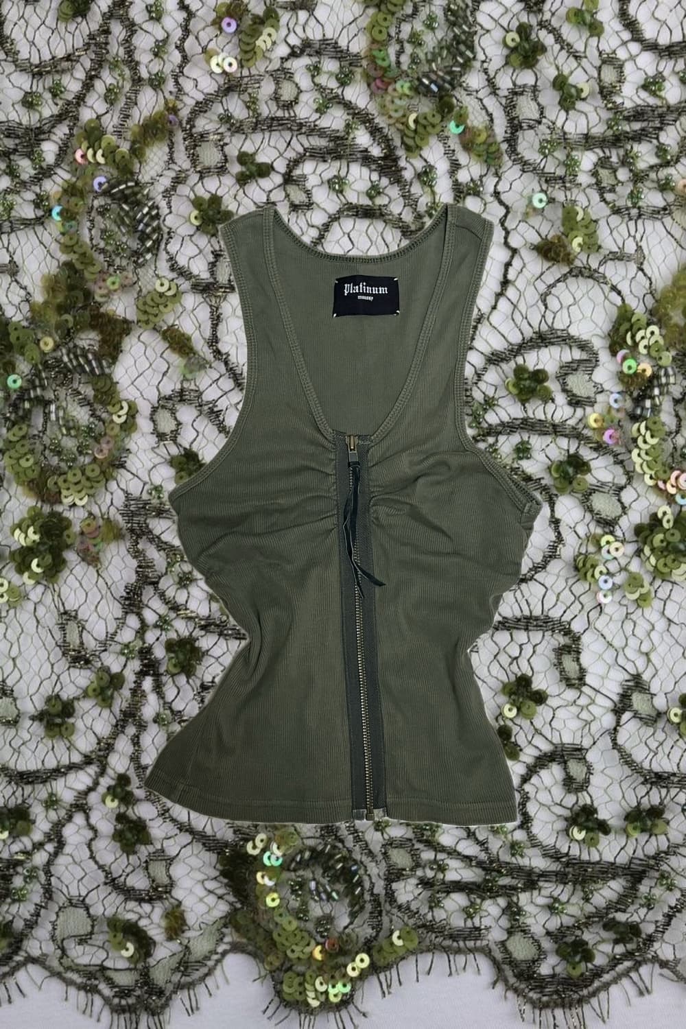 Platinum Moussy 셔링나시 상품이미지1