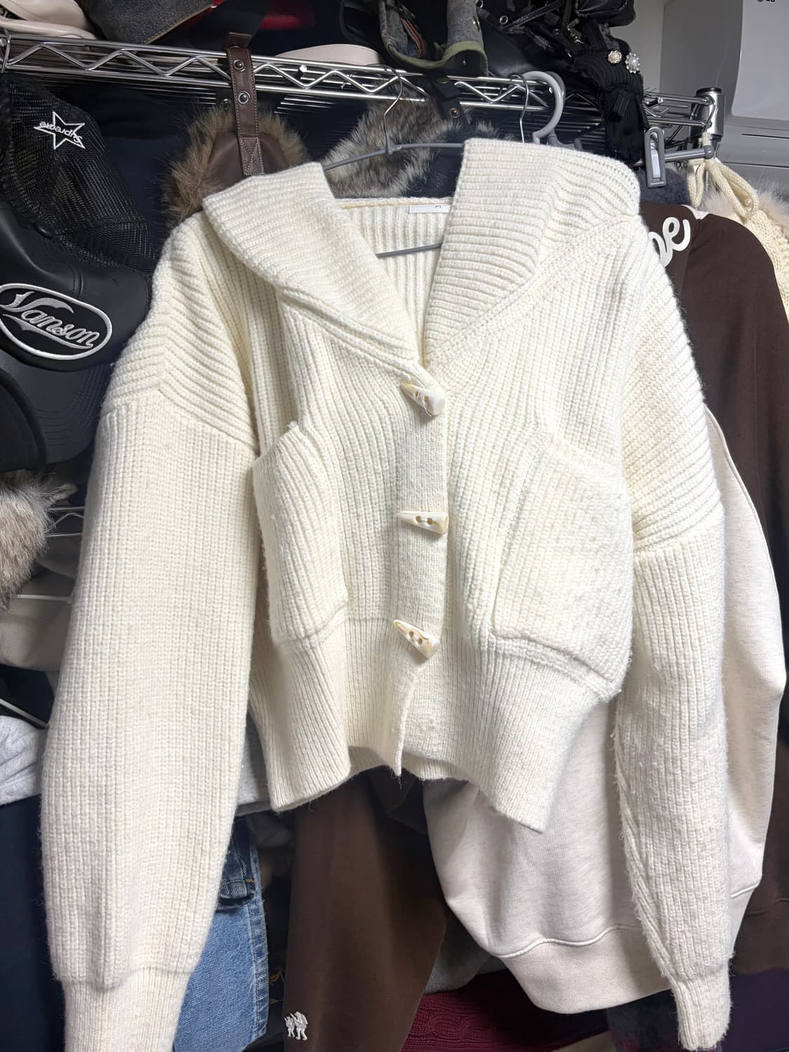 떡볶이 후드 가디건 상품이미지1