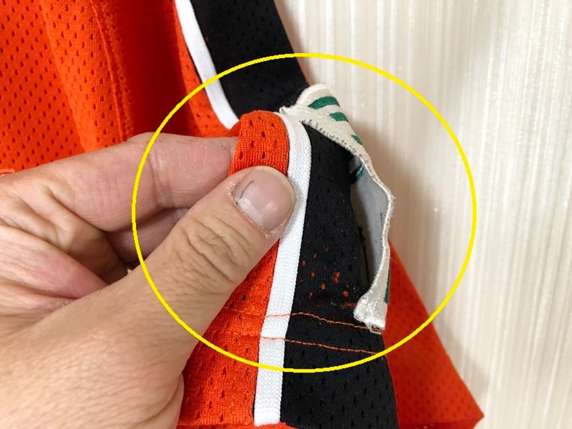 (데미지) KBO 미즈노 한화이글스 선수실착 유니폼/져지 #57 김경태 상품이미지6